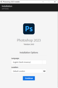 hướng dẫn download và cài đặt Adobe Photoshop 2023-2