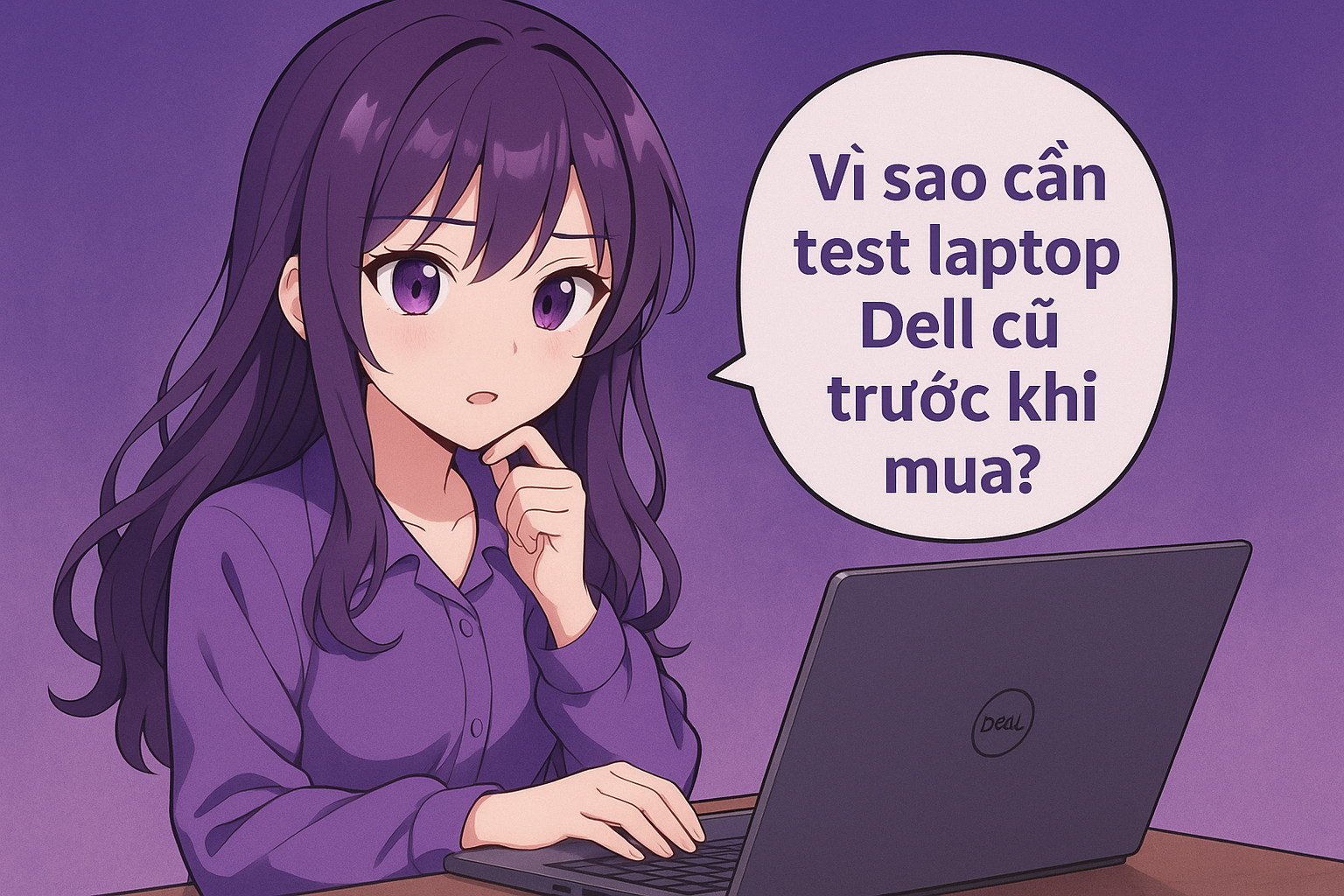 Cách test laptop Dell cũ – Bí quyết chọn máy chất lượng chuẩn như mới