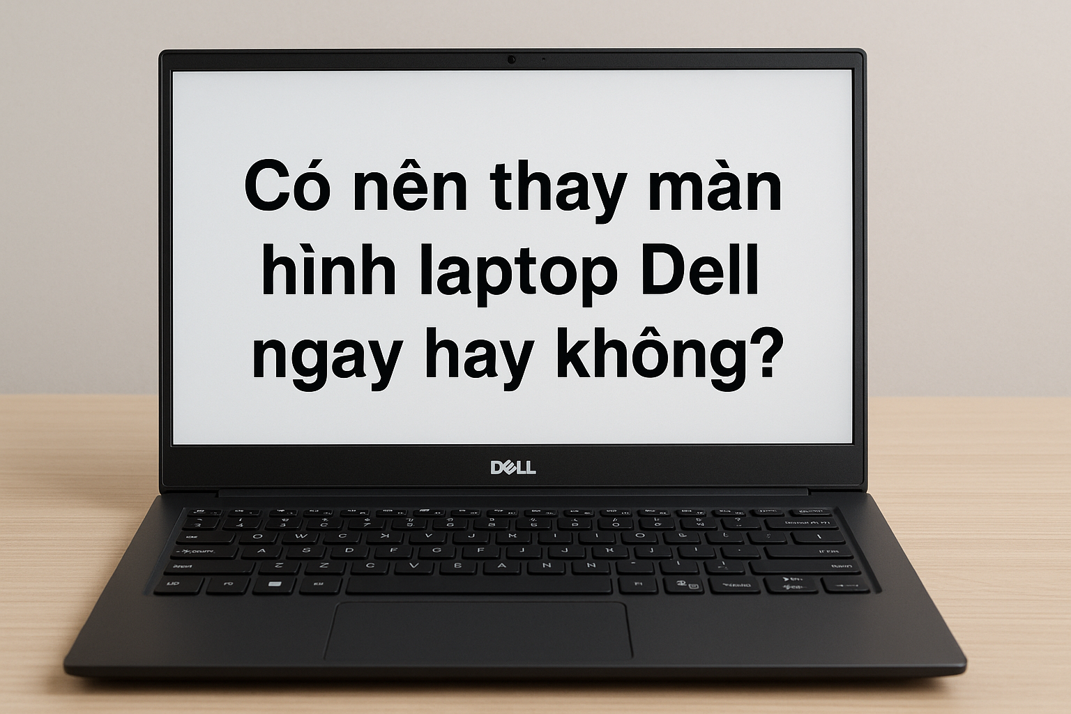 Có nên thay màn hình laptop Dell ngay hay không?